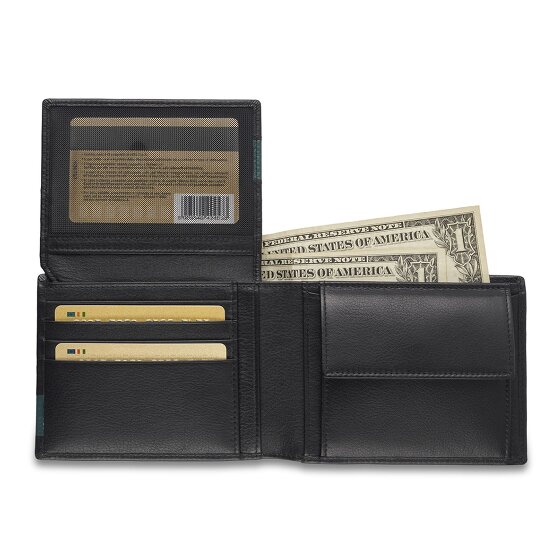 Roncato Monaco Geldbörse RFID Schutz Leder 12.5 cm