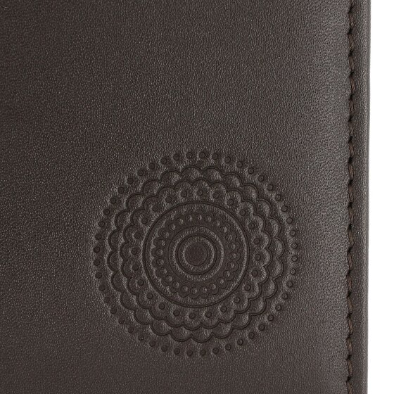 oxmox Leather Geldbörse RFID Schutz Leder 12 cm