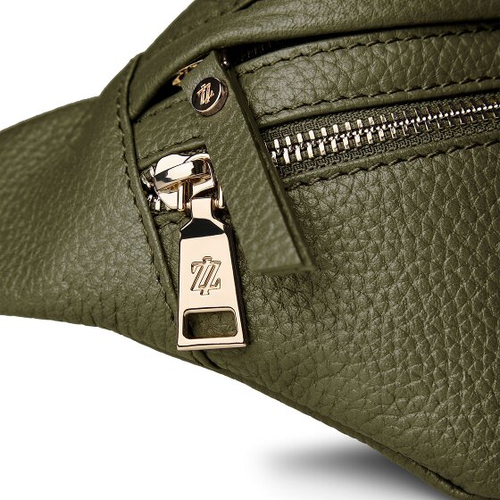Lazarotti Bologna Leather Double-Zip Gürteltasche Crossbody Leder 25 cm
