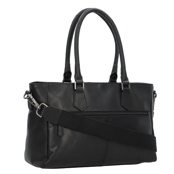 Greenburry Pure Black Handtasche Leder 33 cm
