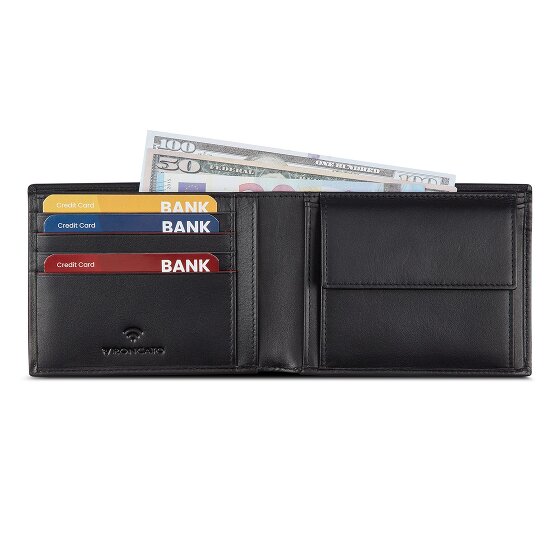 Roncato Detroit Geldbörse RFID Schutz Leder 12 cm