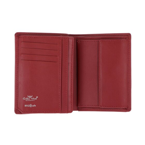 Golden Head Polo Geldbörse RFID Schutz Leder 9 cm