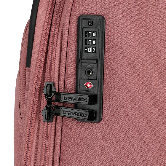 Travelite Kick Off 4 Rollen Trolley L 78 cm mit Dehnfalte