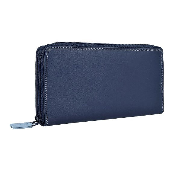 Mywalit Large Double Zip Around Purse Geldbörse Leder 18 cm