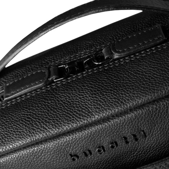 bugatti Black Kulturbeutel Leder 21 cm