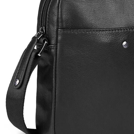 bugatti Black Magic Mini Bag Umhängetasche Leder 17 cm