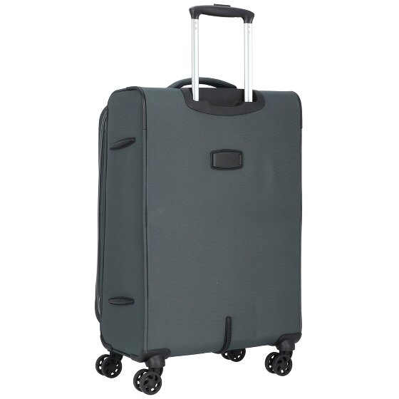 d&n Travel Line 9204 4 Rollen Trolley M 66 cm mit Dehnfalte