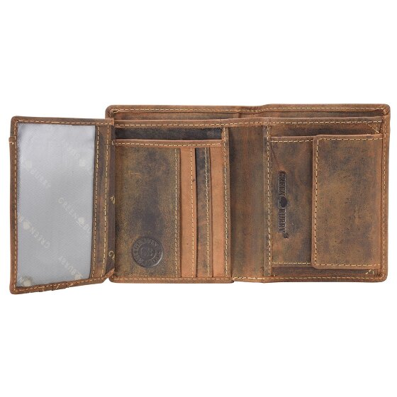 Greenburry Vintage Keiler Geldbörse Leder 9,5 cm
