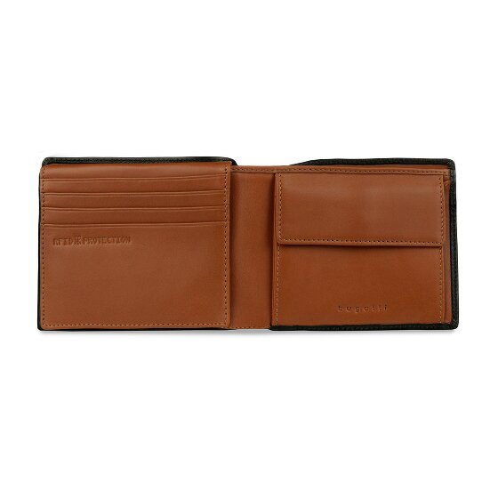 bugatti Roccia Geldbörse RFID Schutz Leder 11.5 cm