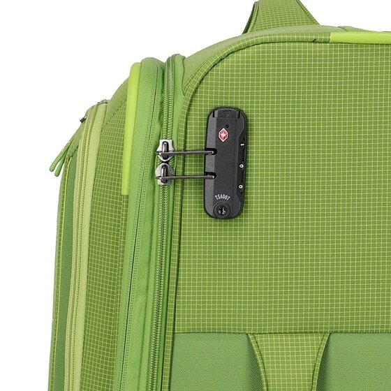 Travelite Corsiica 4 Rollen Trolley M 67 cm mit Dehnfalte