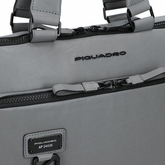 Piquadro Harper Aktentasche RFID Schutz Leder 38 cm Laptopfach