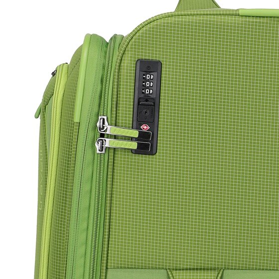Travelite Corsiica 4 Rollen Trolley L 77 cm mit Dehnfalte