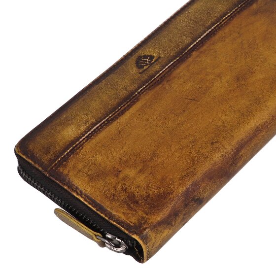 Greenburry Destressed Geldbörse RFID Schutz Leder 19 cm