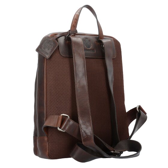 Leonhard Heyden Roma Rucksack Leder 40 cm Laptopfach