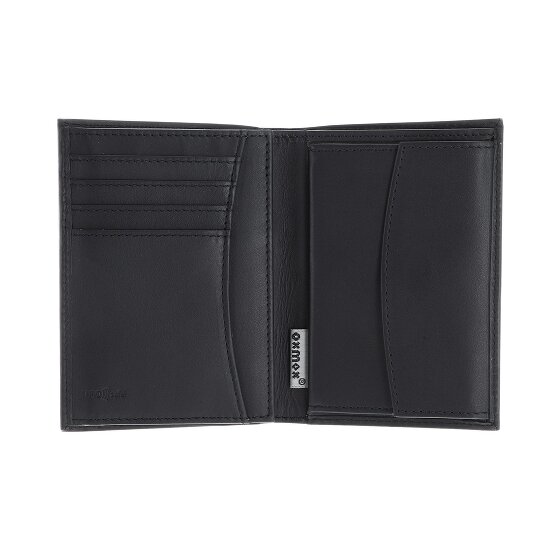 oxmox Leather Geldbörse RFID Schutz Leder 13 cm