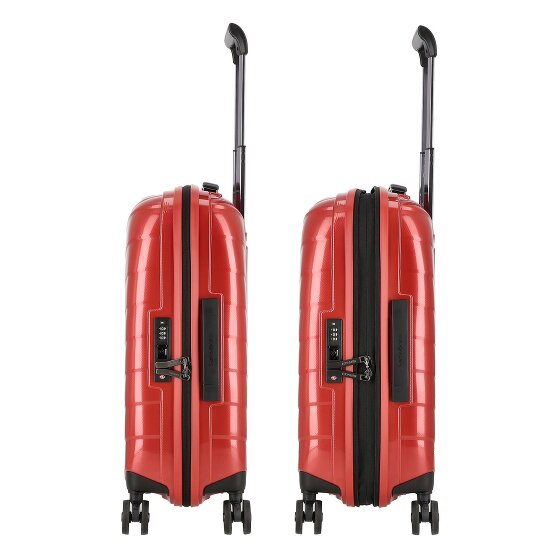 Samsonite Attrix 4 Rollen Kabinentrolley 55 cm mit Dehnfalte