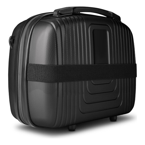 Redolz Essentials14 4-Rollen Kofferset Beautycase 4tlg mit Dehnfalte Laptopfach