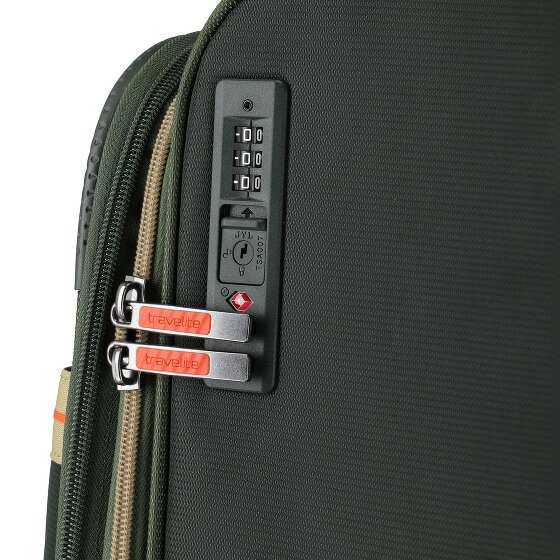 Travelite Color Craze 4 Rollen Trolley M 66 cm mit Dehnfalte