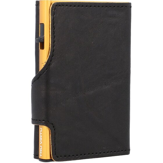 Tru Virtu Click & Slide Kreditkartenetui RFID Leder 6,5 cm