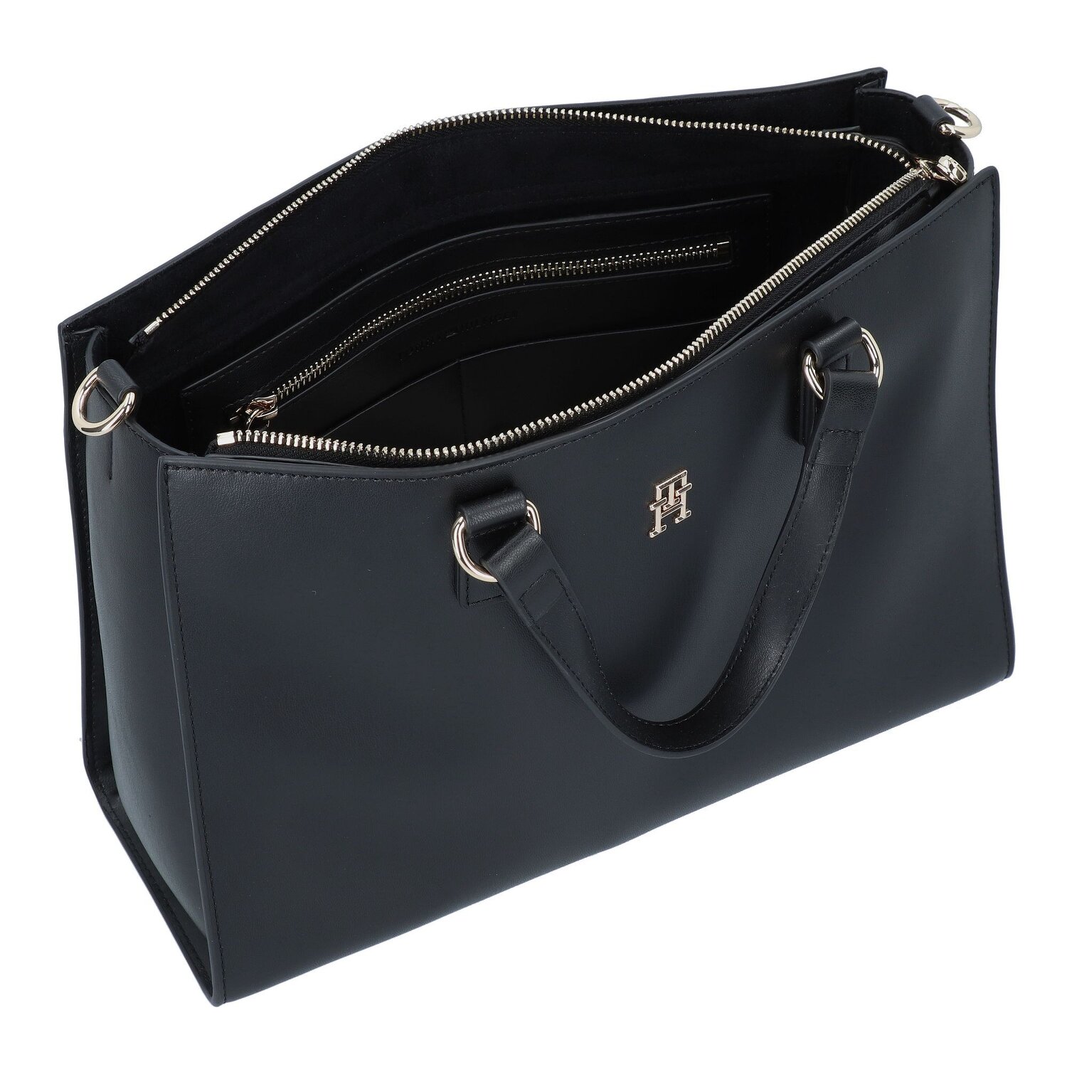 Tommy Hilfiger Tasche Schwarz Silber TOMMY HILFIGER Tasche