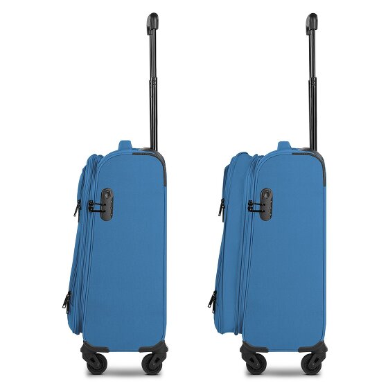 Smartbox Edition 04 4 Rollen Kabinentrolley 55 cm mit Dehnfalte