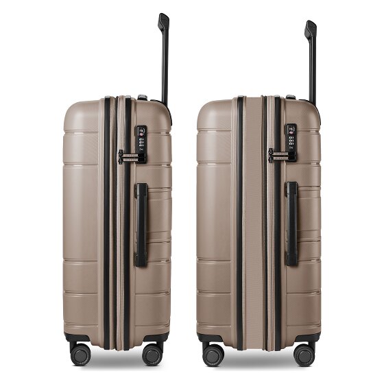 Redolz Essentials 11 4 Rollen Trolley 66 cm mit Dehnfalte