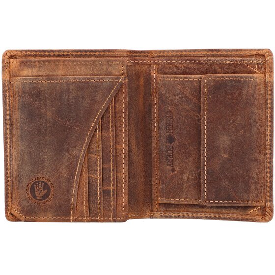 Greenburry Vintage Geldbörse RFID Leder 10 cm