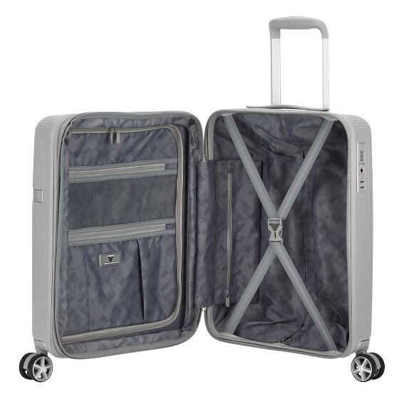 Roncato Airglam 4 Rollen Kabinentrolley S 55 cm mit Dehnfalte