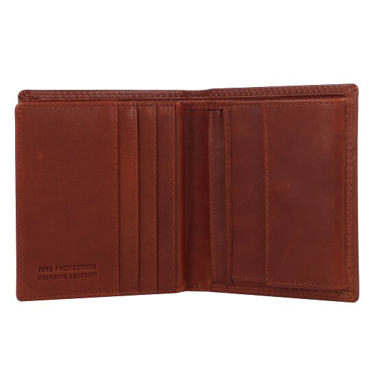Greenburry Vintage Geldbörse RFID Schutz Leder 9.5 cm