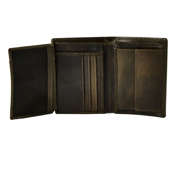 Greenburry Newport Geldbörse RFID Schutz Leder 9 cm