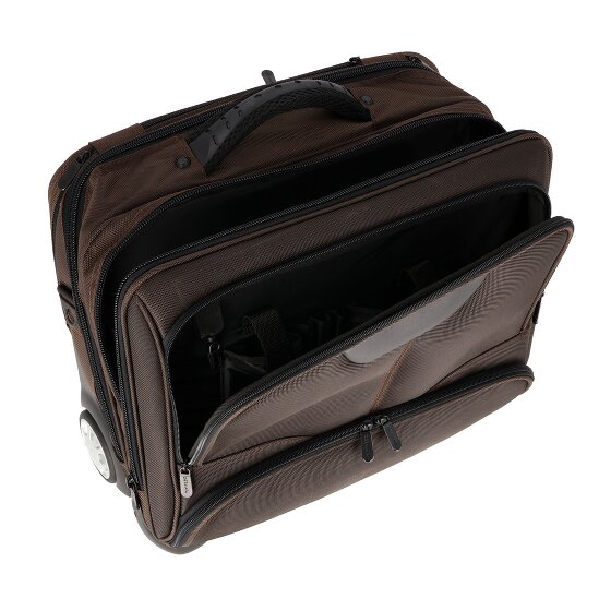 Dermata 2 Rollen Businesstrolley 41 cm Laptopfach