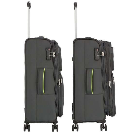 d&n Travel Line 6700 4 Rollen Trolley 60 cm