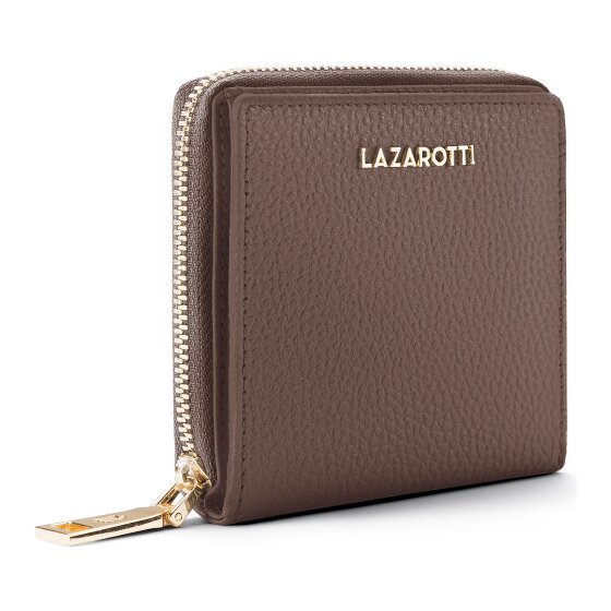 Lazarotti Bologna Leather Medium Zip-Around Geldbörse Leder 10 cm