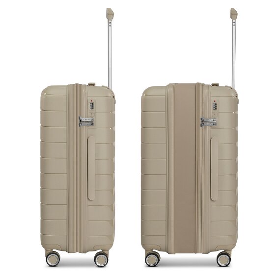 Franky London 4 Rollen Kabinentrolley S 55 cm mit Dehnfalte