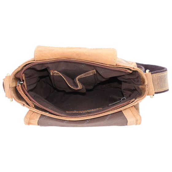 Greenburry Vintage Umhängetasche Leder 20 cm