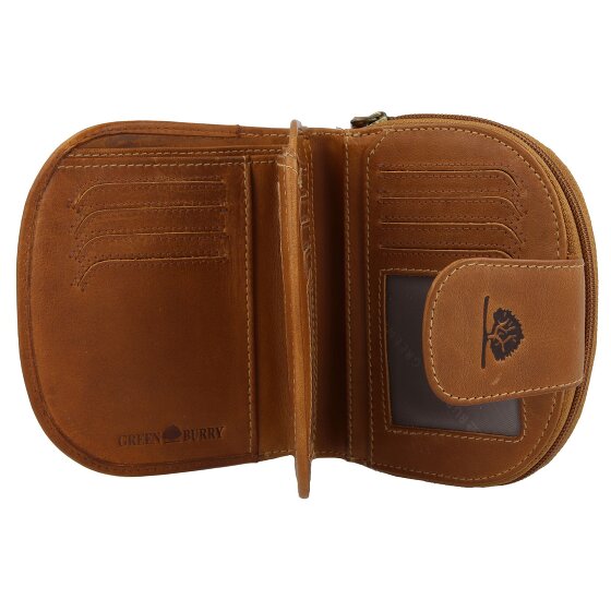 Greenburry Tornado Geldbörse RFID Schutz Leder 14 cm
