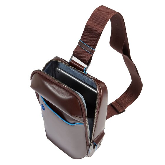 Piquadro Blue Square Umhängetasche Leder 28 cm