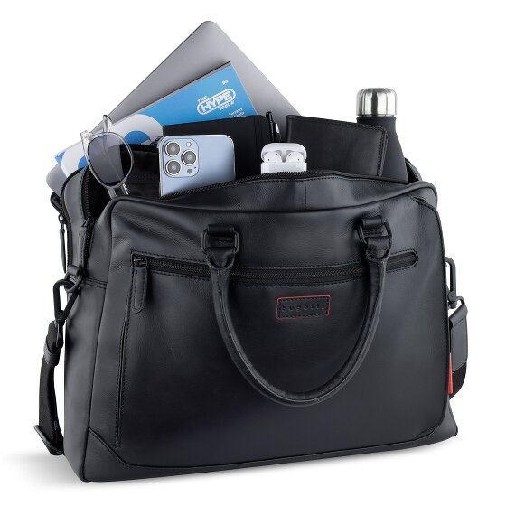 bugatti Clark Aktentasche Leder 40 cm