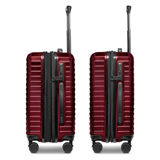 Redolz Essentials 18 4 Rollen Kabinentrolley 55 cm mit Dehnfalte