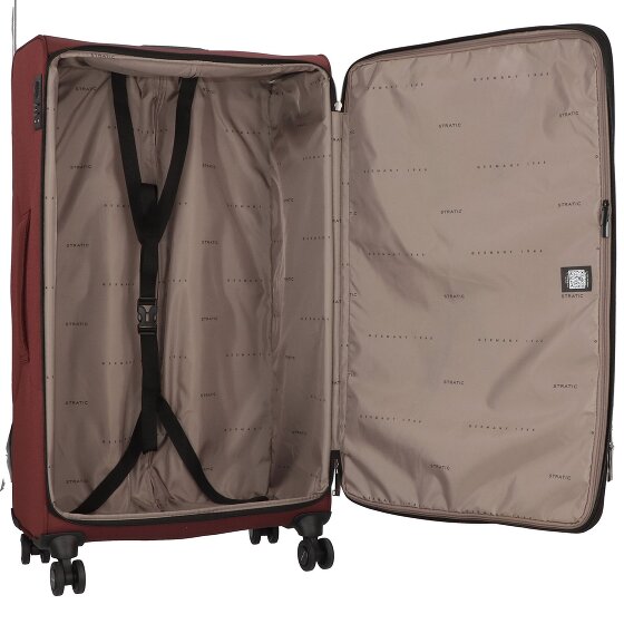 Stratic Bendigo Light + 4 Rollen Trolley 84 cm mit Dehnfalte