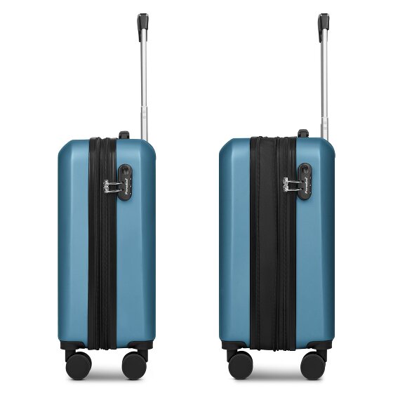 Check.In Paradise 2.0 4 Rollen Kabinentrolley S 55 cm mit Dehnfalte