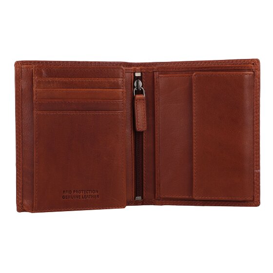 Greenburry Vintage Geldbörse RFID Schutz Leder 10.5 cm
