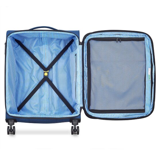 Delsey Paris x United Colors of Benetton BE 4-Rollen Trolley 65 cm mit Dehnfalte