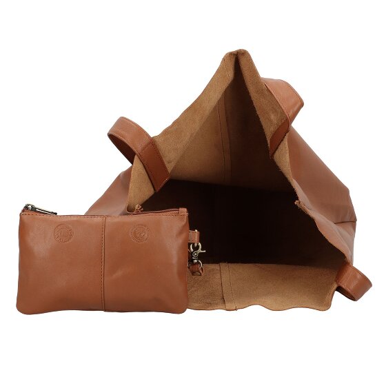 Greenburry Nappa Shopper Tasche Leder 43 cm