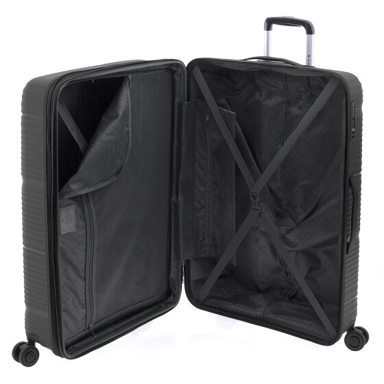 Gladiator 0800 4 Rollen Trolley 76 cm mit Dehnfalte