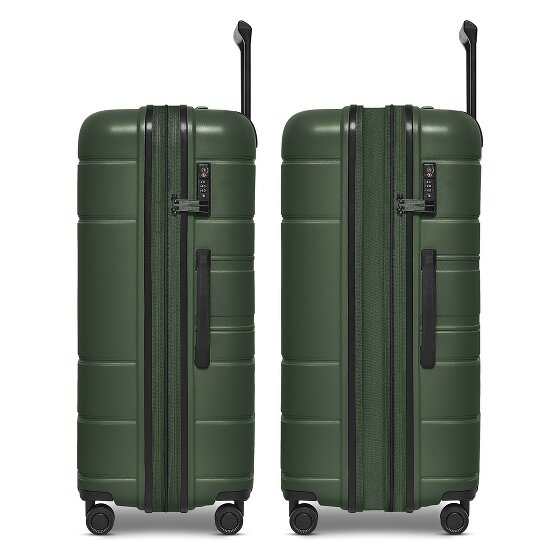 Redolz Essentials 11 4 Rollen Trolley 76 cm mit Dehnfalte