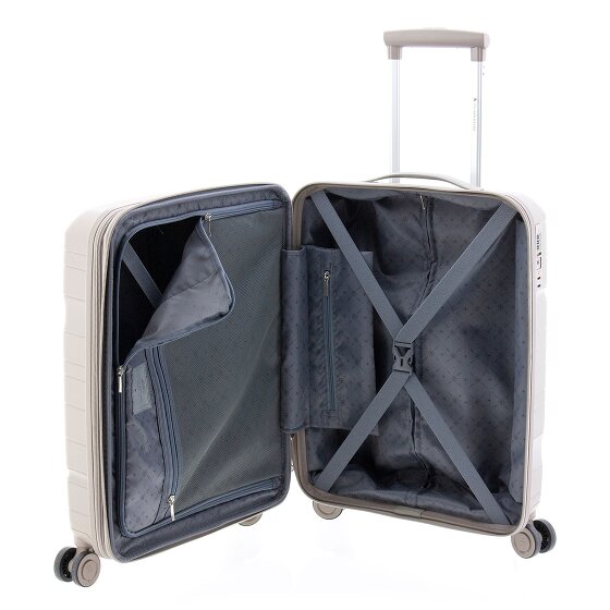 Gladiator 3800 4 Rollen Kabinentrolley 55 cm mit Dehnfalte