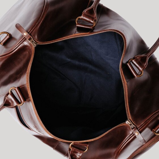 Buckle & Seam Collin Weekender Reisetasche Leder 48 cm