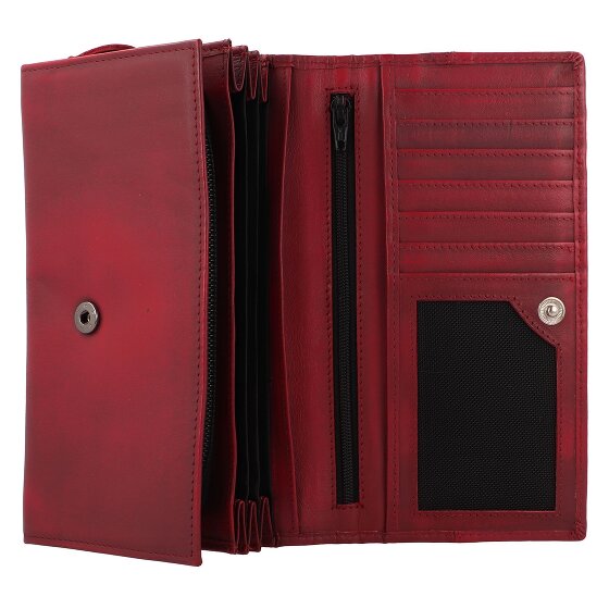 Greenburry Destressed Geldbörse RFID Schutz Leder 18.5 cm