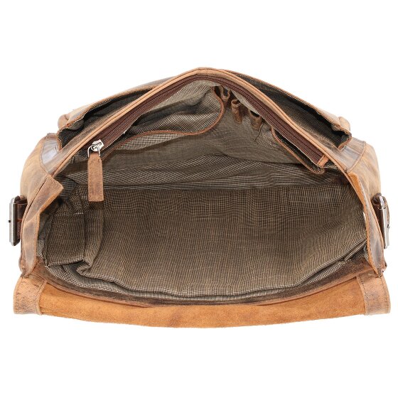 Pride and Soul Ben Umhängetasche Leder 33 cm Laptopfach